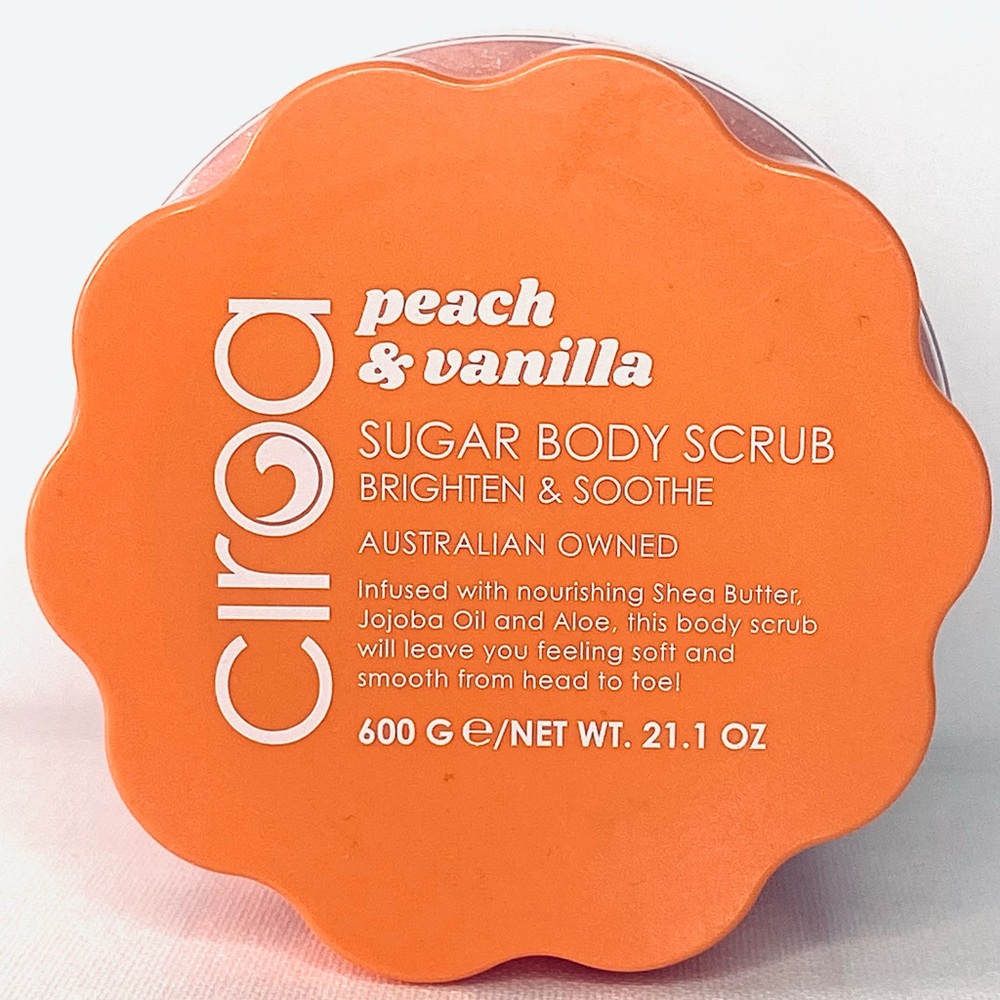 CIROA Peach & Vanilla Sugar Body Scrub - Orange